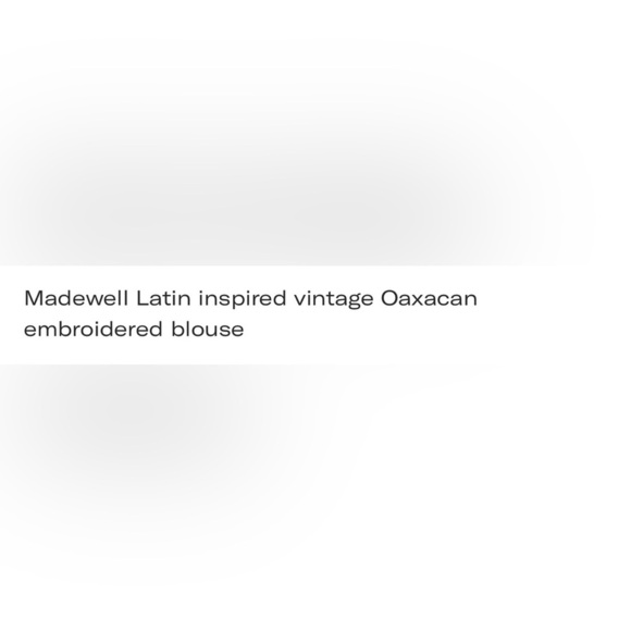 MADEWELL-Embroidered burgundy Women's Top - Picture 8 of 8